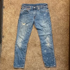 Levis 511 light-medium wash jeans